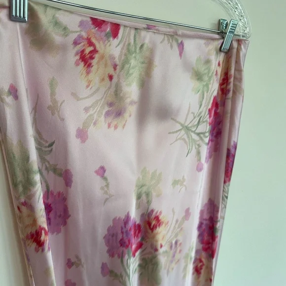 LoveShackFancy Castle Floral Midi Skirt in Pink - Picture 3 of 10